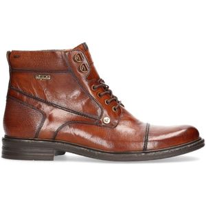 Australian Footwear - Moretti Leather - Halfhoge Veterschoenen - Leer - Zwart