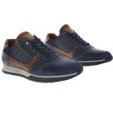 Heren Veterschoenen Mephisto Bradley Nomad Navy Blauw - Maat 8