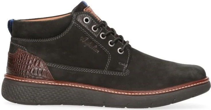 Australian Footwear - Dexter - Heren Laarzen - Zwart - Leer
