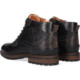 Australian - Montenero - Veteranboots - Zwart - Slangenprint Leer
