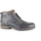 Australian - Montenero - Veteranboots - Zwart - Slangenprint Leer