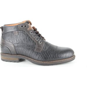 Australian - Montenero - Veteranboots - Zwart - Slangenprint Leer