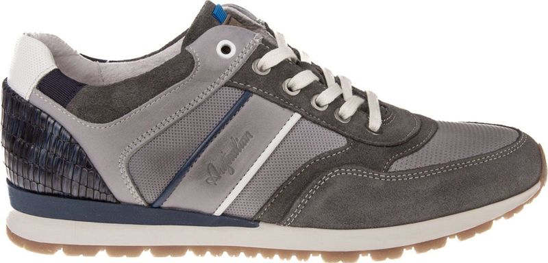 Grijze Australian Veterschoenen Navarone Leather