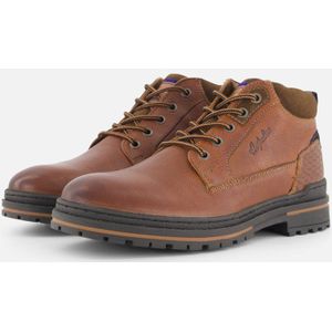 Heren Veterschoenen Australian Middelburg Cognac