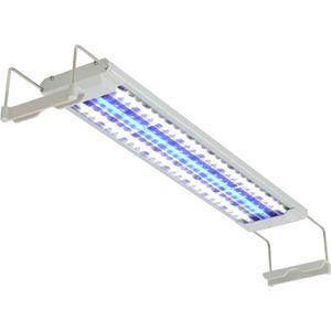 vidaXL - Aquariumlamp - LED - IP67 - 50-60 - cm - aluminium