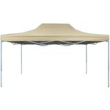 vidaXL Vouwtent Pop-Up - Crèmewit - 3x4,5 m - Feesttent