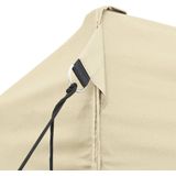vidaXL Vouwtent Pop-Up - Crèmewit - 3x4,5 m - Feesttent
