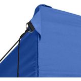 VidaXL Vouwtent Pop-up 3x4,5m Blauw + 4 Zijwanden