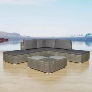 VidaXL-6-delige-Loungeset-met-kussens-poly-rattan-grijs