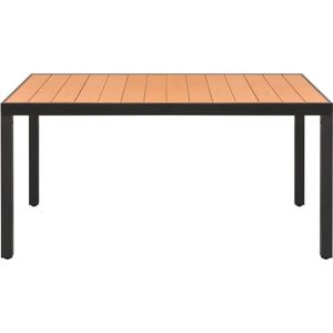 vidaXL Tuintafel Bruin 150 x 90 cm