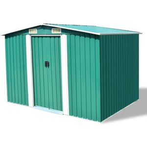 vidaXL - Tuinberging - 257x205x178 - cm - metaal - groen