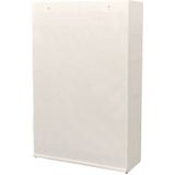 vidaXL - Kledingkast - stof - en - grenenhout - 110x40x170 - cm