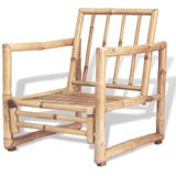 VidaXL Tuinstoelen 2 st met Kussens - Bamboe