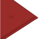 VidaXL Tuinbankkussen 120x50x3 cm - Oxford Stof - Rood