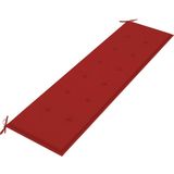 VidaXL Tuinbankkussen 180x50x3 cm - Oxford Stof - Rood