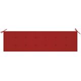 VidaXL Tuinbankkussen 180x50x3 cm - Oxford Stof - Rood