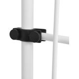 vidaXL Einziehbare Markise Handbetrieben 150 cm Orange/Weiß Gestreift