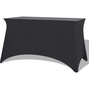 VidaXL Tafelhoes stretch antraciet 183x76x74 cm 2 st