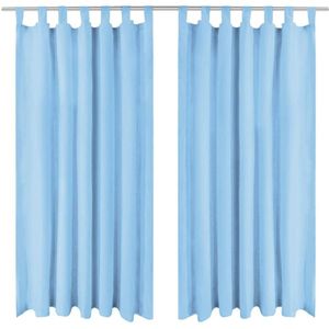 vidaXL-Micro-satijnen-gordijnen-met-lussen-140x175-cm-turquoise-2-st