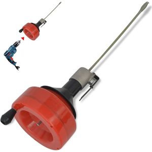 vidaXL - Handmatig/boormachine-bedienbare - leidingreiniger - 8 - m