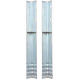 vidaXL Bodenanker L-Form für Spielturm 2 Stk. Stahl 5 x 5 x 50 cm