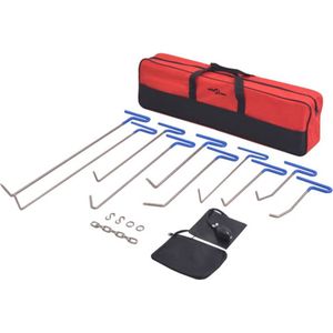 Uitdeukset - Rood - Roestvrijstaal - Inclusief Opbergtas