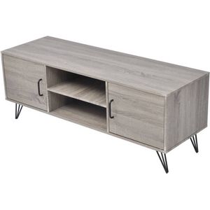 vidaXL TV-Schrank Grau 120x40x45 cm Grau
