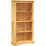 VidaXL Boekenkast Grenenhout 4 Planken Corona-stijl 81x29x150 cm