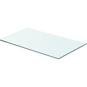vidaXL Regalboden Glas Transparent 60x30 cm