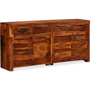 vidaXL Sideboard Massivholz Akazie 160x35x75 cm