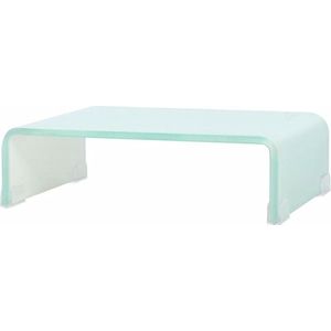 VidaXL TV-Meubel/Monitorverhoger 40x25x11 cm Glas Groen