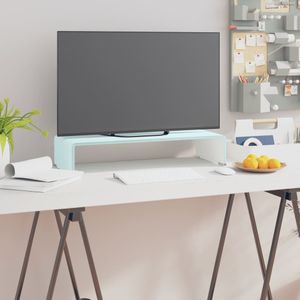 Vidaxl - TV-Aufsatz/Monitorerhöhung Glas Grün 60x25x11 cm
