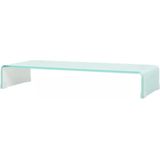 vidaXL-Tv-meubel/monitorverhoger-80x30x13-cm-glas-groen