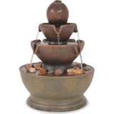 vidaXL - Binnenfontein - met - pomp - polyresin