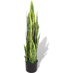 VidaXL-Kunst-sanseveria-plant-met-pot-90-cm-groen