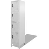 VidaXL Lockerkast 4 Vakken 38x45x180 cm