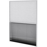 vidaXL - Raamhor Plissé - Verduistering - Aluminium - Zwart
