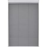 vidaXL - Raamhor Plissé - Verduistering - Aluminium - Zwart