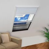 vidaXL - Raamhor Plissé - Verduistering - Aluminium - Zwart