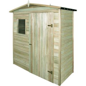 Massief Houten Schuur - Groen Geïmpregneerd - Rotbestendig - 200 x 100 x 210 cm