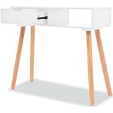 vidaXL-Wandtafel-80x30x72-cm-massief-grenenhout-wit