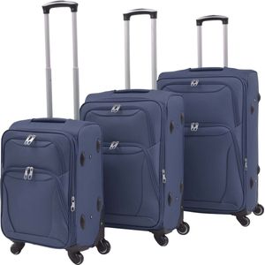 vidaXL-Trolleyset-marineblauw-3-delig