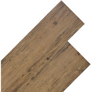 vidaXL - Vloerplanken - niet-zelfklevend - 5,26 - m² - 2 - mm - PVC - walnootbruin