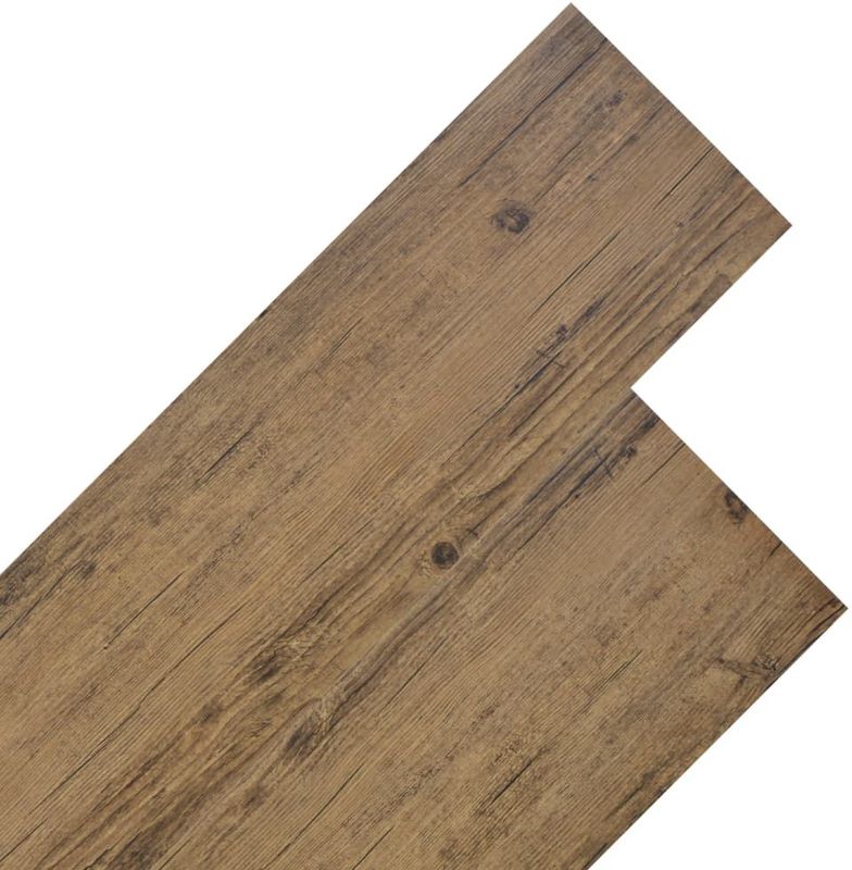 vidaXL - Vloerplanken - niet-zelfklevend - 5,26 - m² - 2 - mm - PVC - walnootbruin