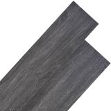 vidaXL - Vloerplanken - niet-zelfklevend - 5,26 - m² - 2 - mm - PVC - zwart - en - wit