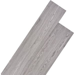 vidaXL - Vloerplanken - niet-zelfklevend - 5,26 - m² - 2 - mm - PVC - donkergrijs