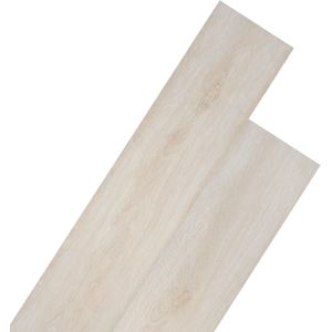vidaXL - Vloerplanken - zelfklevend - 5,02 - m² - 2 - mm - PVC - klassiek - wit - eiken