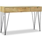 VidaXL Wandtafel 120x35x76 cm Massief Teakhout