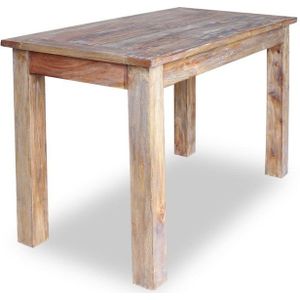 Vidaxl - Esstisch Massives Mahagoniholz 120x60x77 cm