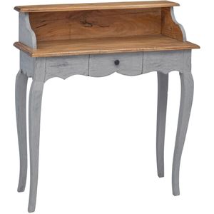vidaXL - Schrijftafel - Mahoniehout - Antieke Stijl - Uniek Ontwerp